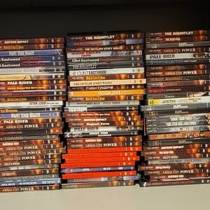 5 Clint Eastwood Random DVD Movie Lot